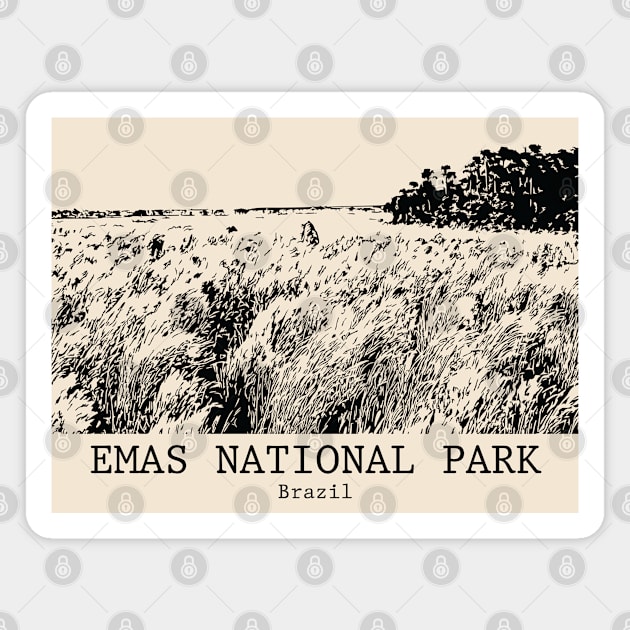 Emas National Park - Brazil Magnet by Lakeric